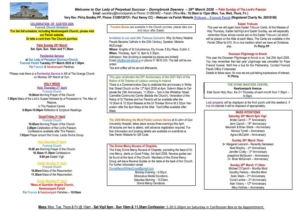 newsletter 29th march